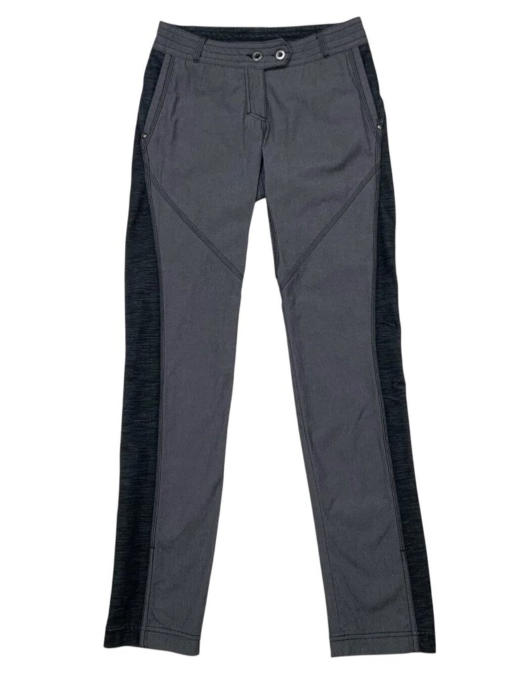 Lululemon Ride On Pant 4 Black Fossil Gray Cycling W5734S